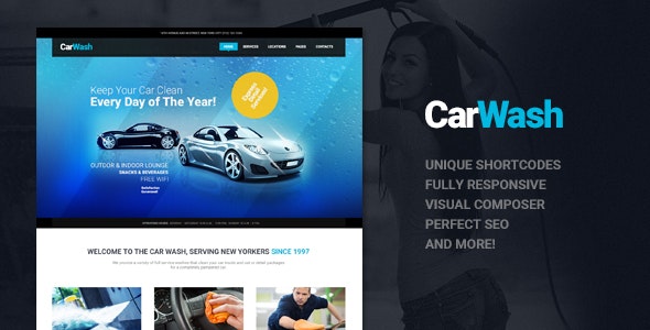  Car Wash - Garage WordPress Theme