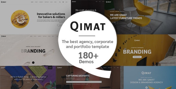 QIMAT - 创意机构企业多用途HTML模板