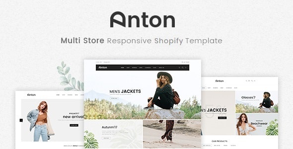 Anton - 响应式在线商店模板Shopify模板