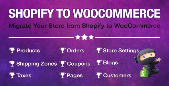  Import Shopify to WooCommerce - Shopify products are migrated to the Woomerce plug-in