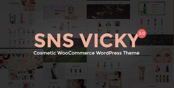 SNS Vicky - 美容化妆品电商Woomcommerce主题