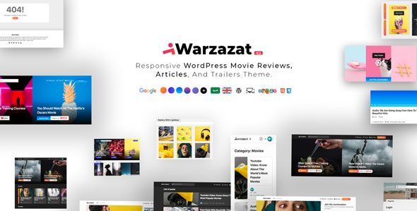Warzazat - 电影评论预告片WordPress主题