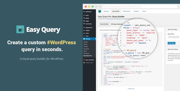 Easy Query Pro - 可视化简约查询wordpress插件