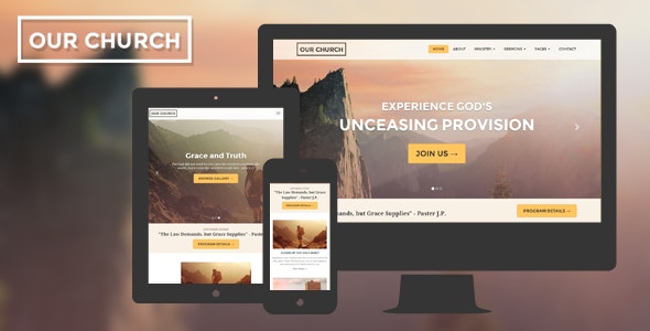 Church - 响应式HTML5网站模板