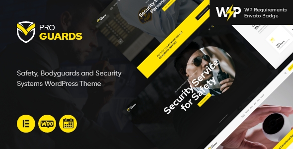  ProGuards - WordPress theme of private bodyguard security company website