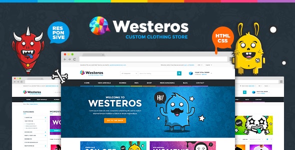 Westeros - 服装定制裁缝网站HTML模板