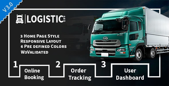 Logistic Pro - 运输物流网站HTML模板