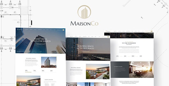MaisonCo - 房地产房屋出租网站模板WordPress主题