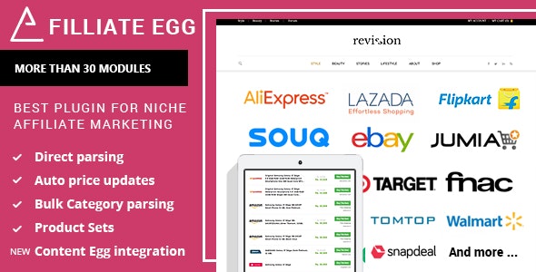 Affiliate Egg - 联盟推介推销营销Wordpress插件