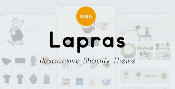 Lapras - 响应式在线商店模板 Shopify 主题