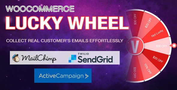 WooCommerce Lucky Wheel - 幸运大转盘抽奖WordPress插件
