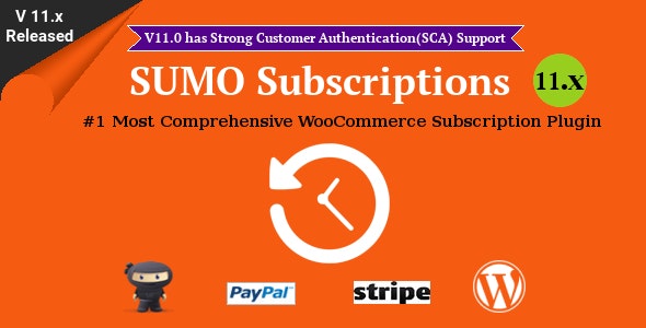 SUMO Subscriptions - WooCommerce订阅系统插件