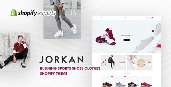 Jorkan - 跑步运动鞋衣服商店Shopify主题