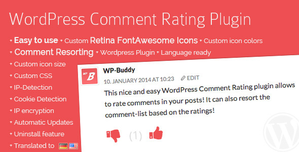 WordPress Comment Rating Plugin 评论嵌套楼层WordPress插件