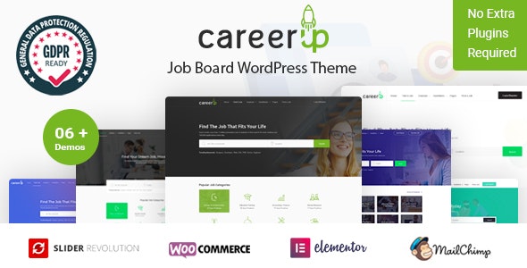 CareerUp - Job 求职招聘网站模板WordPress主题