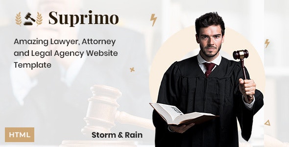 Suprimo - 法律咨询律师网站HTML模板