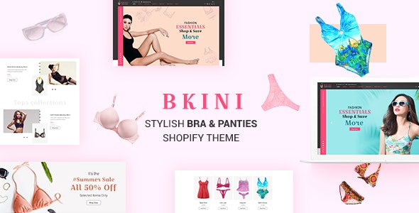 Bkini - 文胸内裤比基尼内页Shopify商店