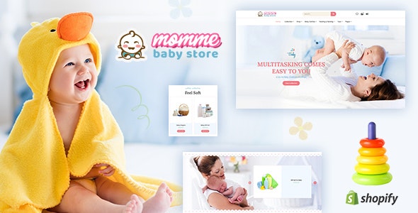 Momme - 儿童婴儿用品商店Shopify模板
