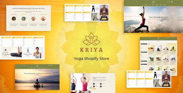 Kriya - 健身美容瘦身瑜伽馆shopify商店