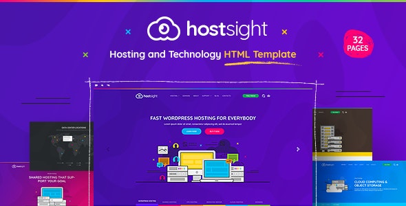 HostSite - 主机托管信息技术HTML模板