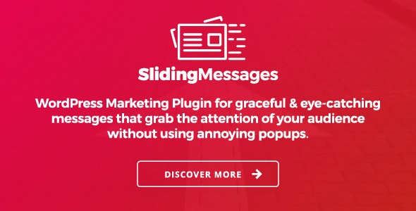 Sliding Messages - 弹窗消息营销WordPress插件