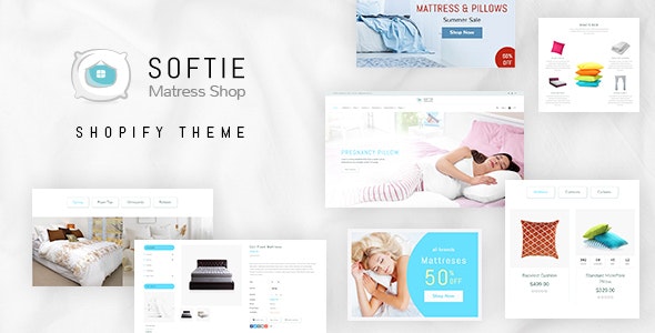 Softie - 床上用品在线商店Shopify主题