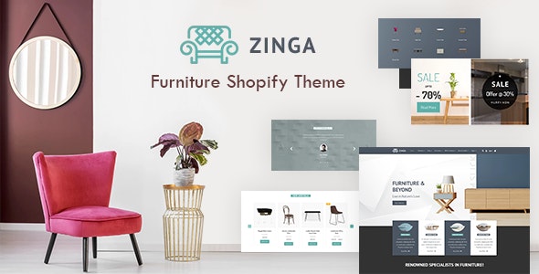 Zinga - 室内家具用品Shopify商店