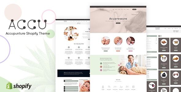  Accu - Shopify template for medical health massage store