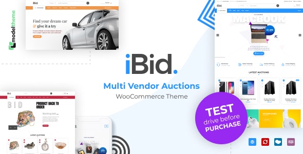 iBid - Multi Vendor Auctions WooCommerce Theme