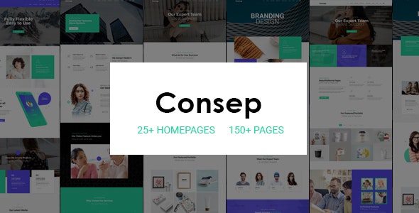 Consep - 响应式多功能HTML5模板