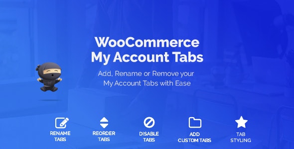 WooCommerce Custom My Account Pages 自定义我的账户页面选项卡插件