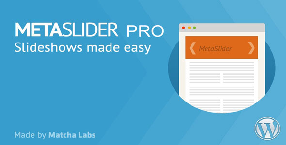 MetaSlider Pro - WordPress Plugin