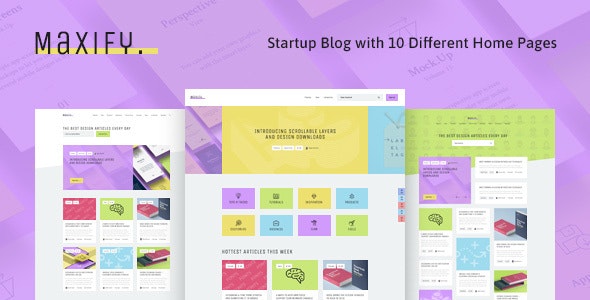 Maxify - 商业新闻WordPress博客主题