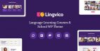 Lingvico - 语言外语培训课程网站WordPress主题