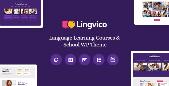 Lingvico | Language Center & Training Courses WordPress Theme