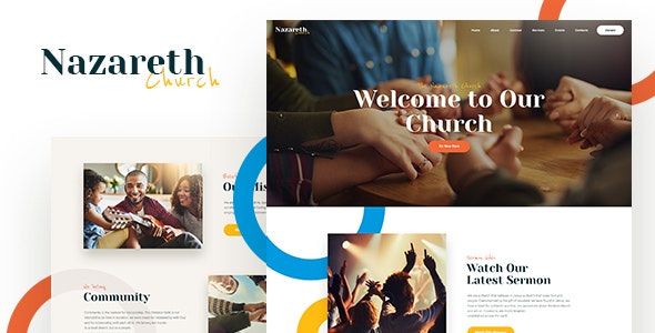 Nazareth - 慈善教会非盈利网站WordPress模板