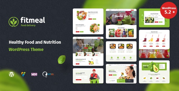 Fitmeal - 健康绿色有机食品WordPress主题