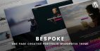 Bespoke - 创意单页网站模板WordPress主题