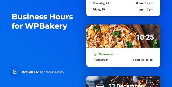 Business Hours for WPBakery - Worker addon
