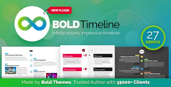 Bold Timeline - 多用途时间轴WordPress插件