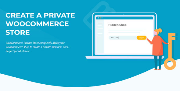 WooCommerce Private Store 私密商店密码访问WordPress插件