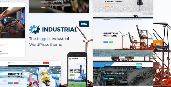 Industrial - 生产加工企业工业WordPress主题