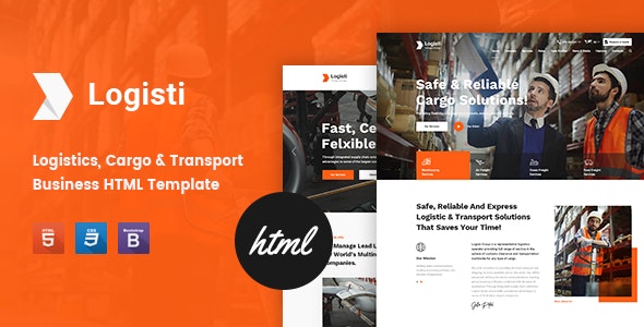 Logisti - 物流运输网站HTML5模板