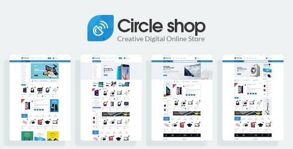 CircleShop - 数码电器商店模板Prestashop主题