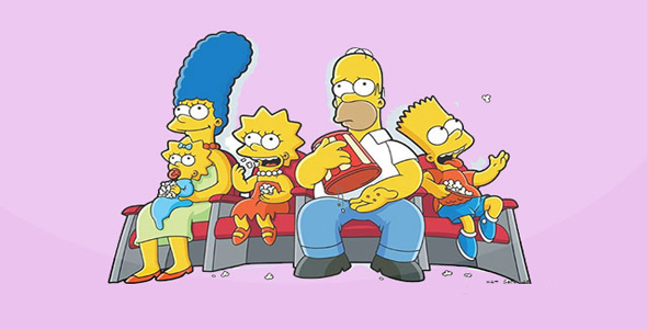  Pure CSS production cartoon Simpson family animation special effects