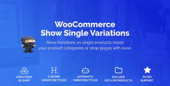 WooCommerce Show Variations as Single Products 单品转换可变商品插件