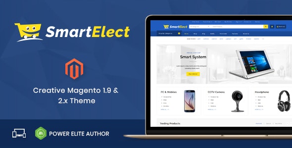 SmartElect - 数码电子产品电商网站Magento 1/2主题