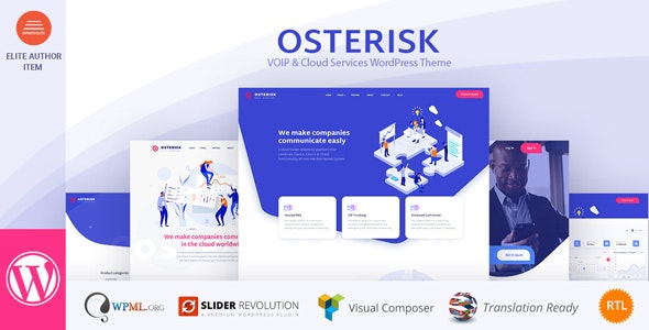 Osterisk - VOIP云服务企业WordPress主题