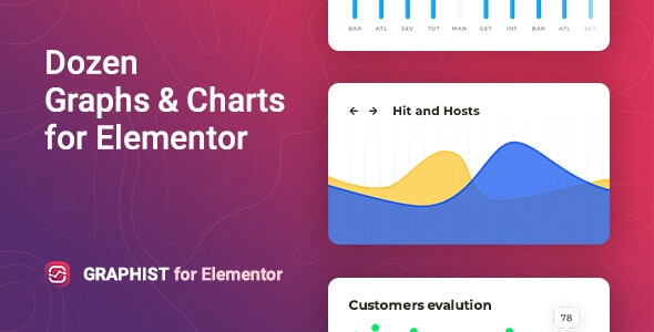 Graphist - Elementor 可视化饼图图表制作插件