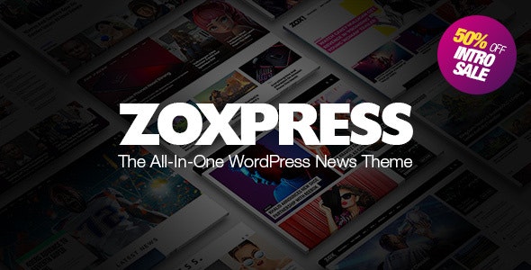 ZoxPress - All-In-One WordPress News Theme